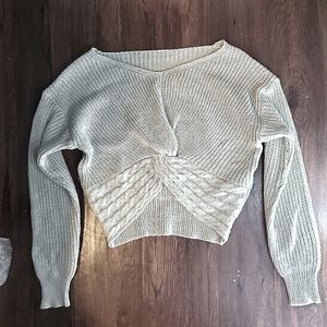 Cropped sweater